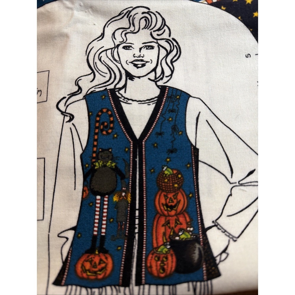Daisy Kingdom Ghouls Nite Out Easy Sew Vest Halloween